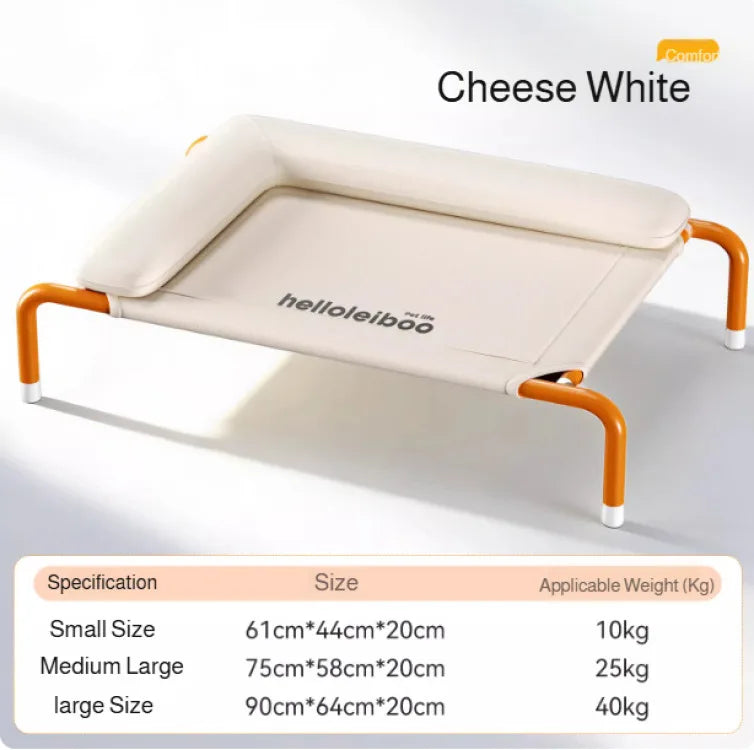 Dog camping bed, suitable for all seasons, removable and washable, off-the-ground and moisture-proof