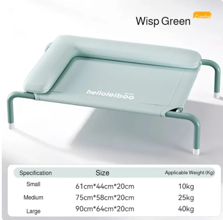 Dog camping bed, suitable for all seasons, removable and washable, off-the-ground and moisture-proof