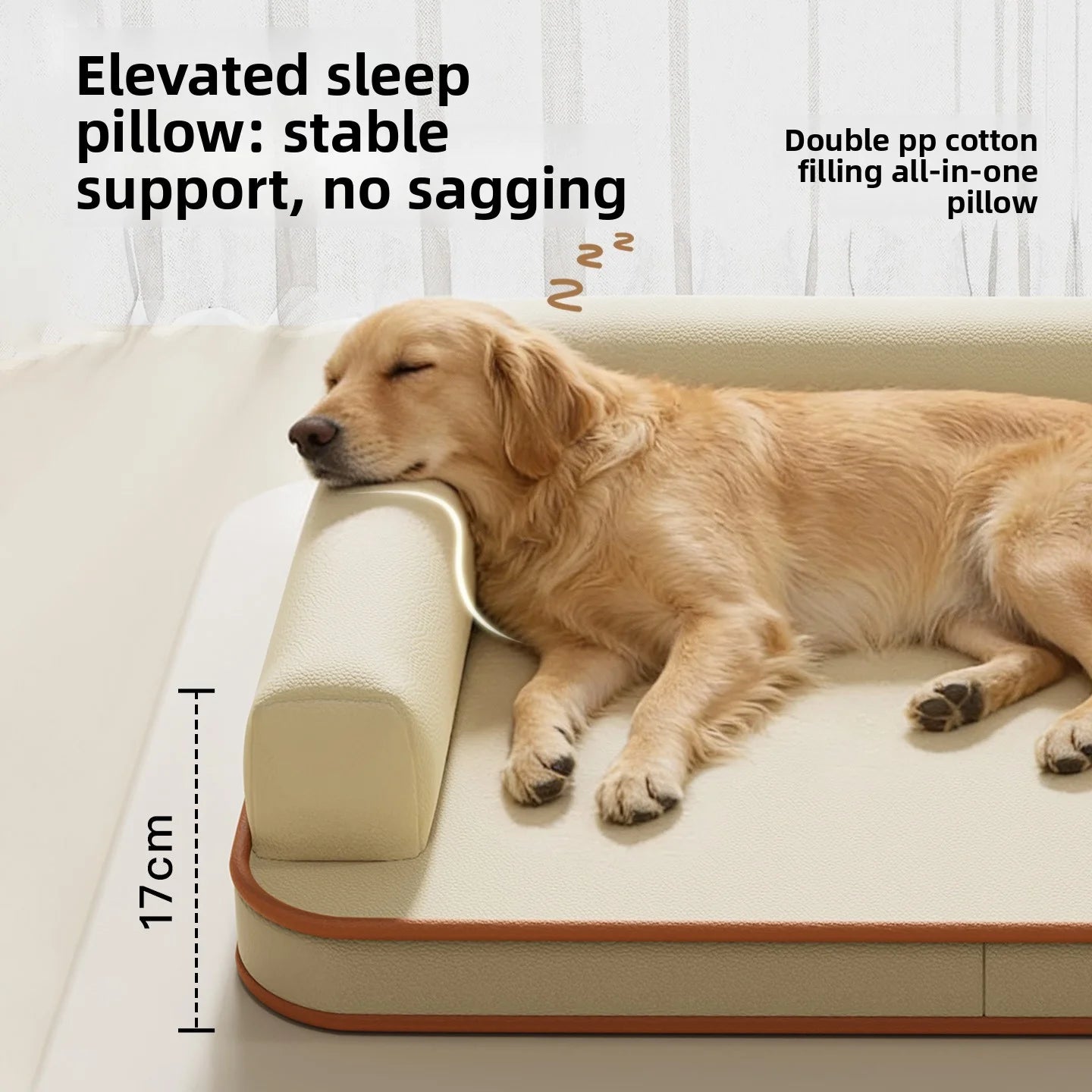 Dog mat suitable for all seasons, medium-sized and large waterproof and tear resistant dog bed, summer removable and washable do